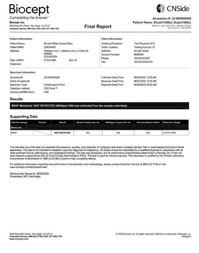 Fax page
