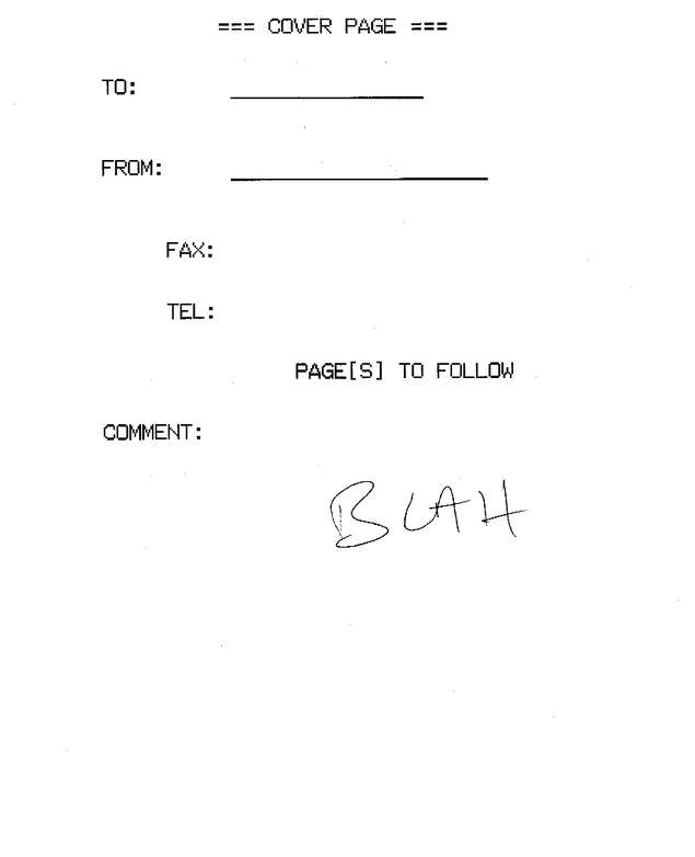Fax page