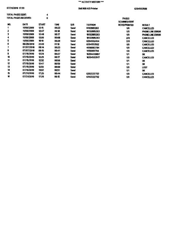 fax page