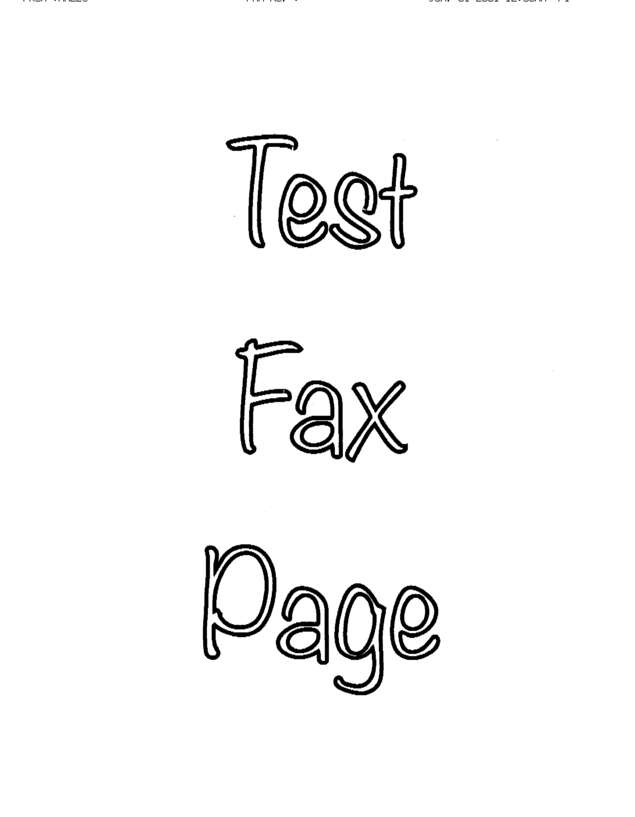 fax page