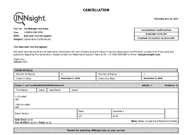 fax page