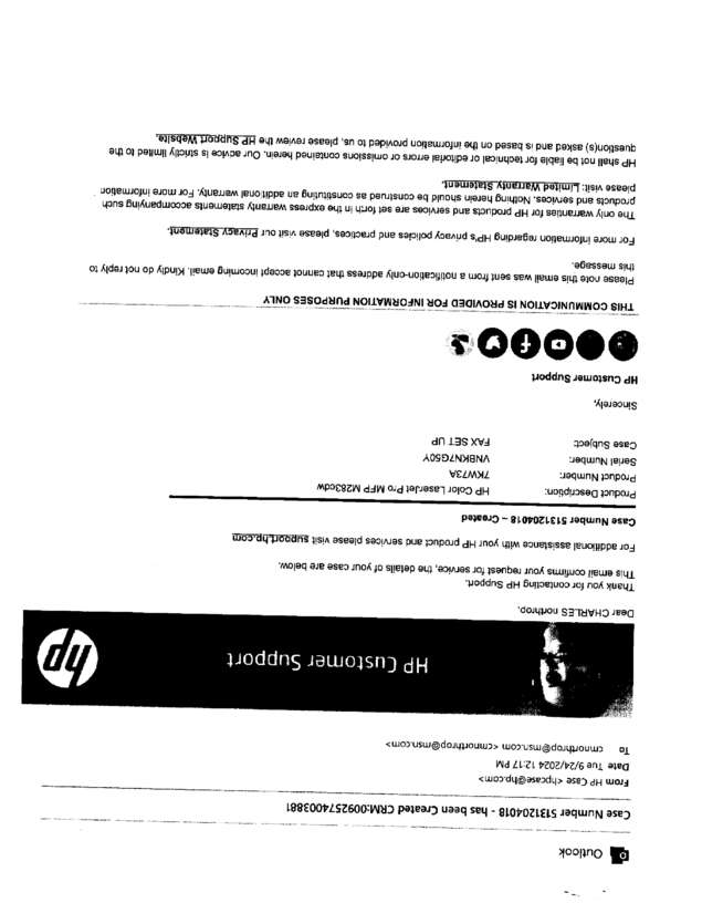 Fax page