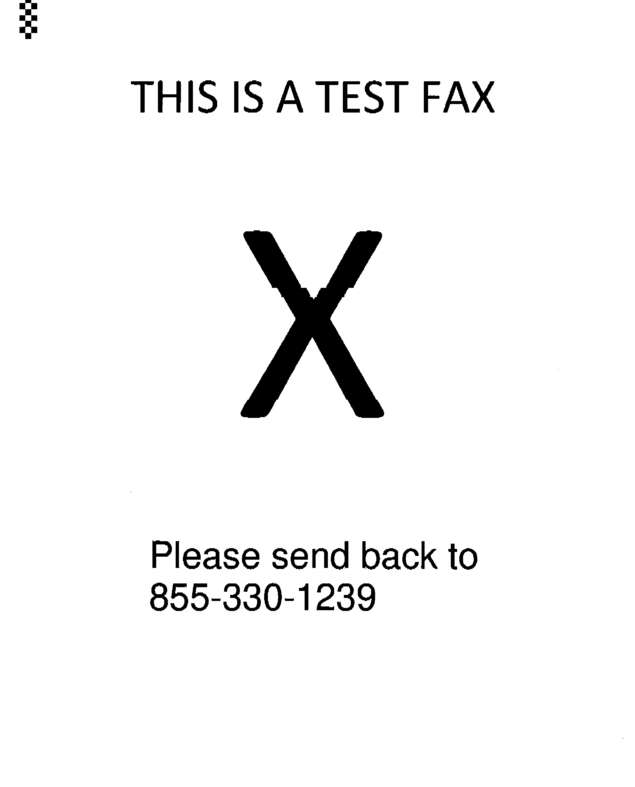 fax page