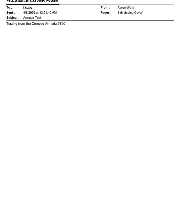 fax page