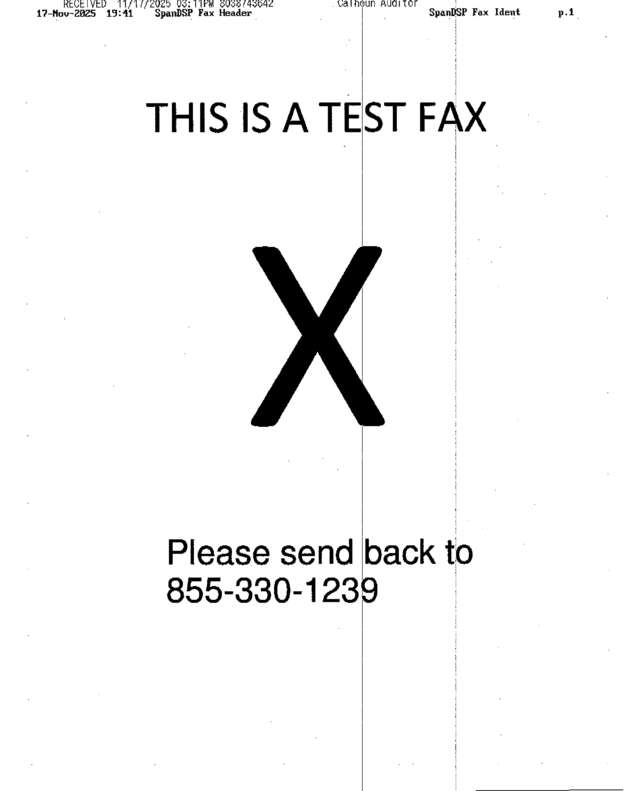 fax page