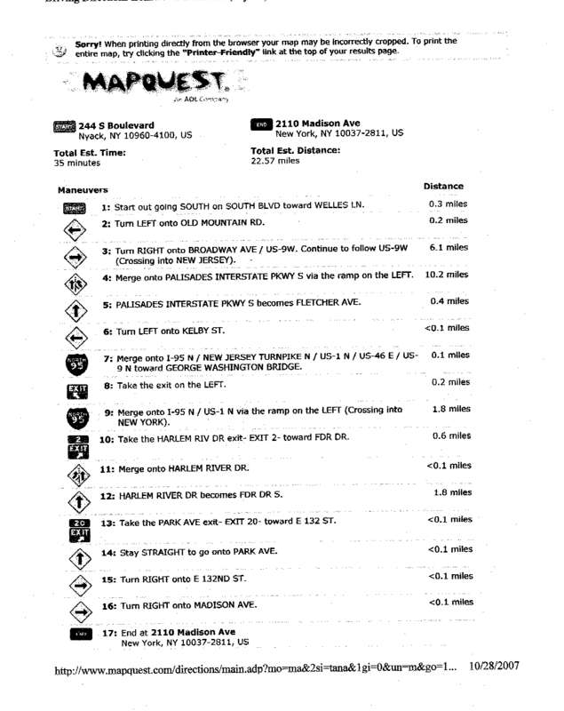 Fax page