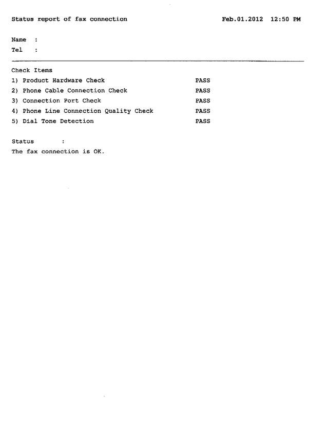 fax page