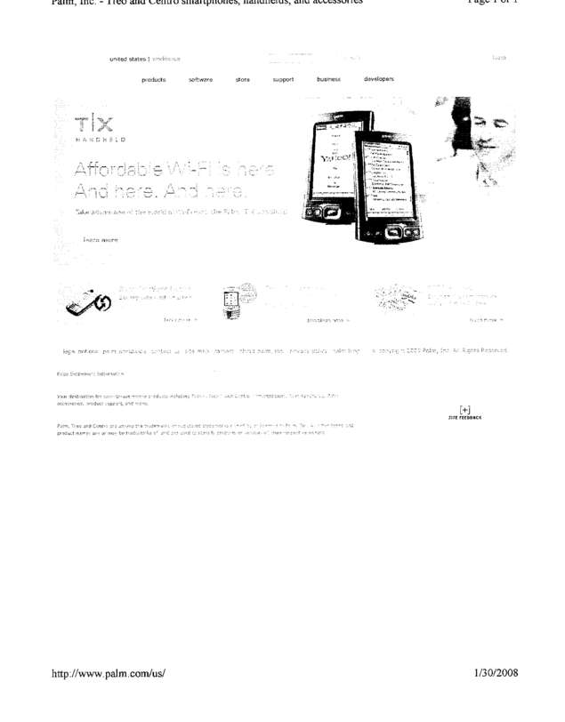 Fax page