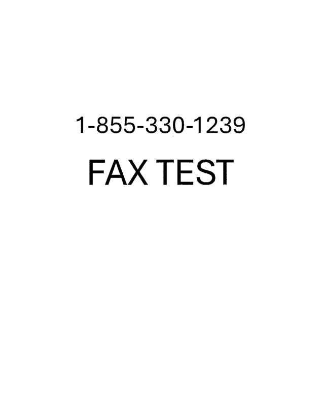 fax page