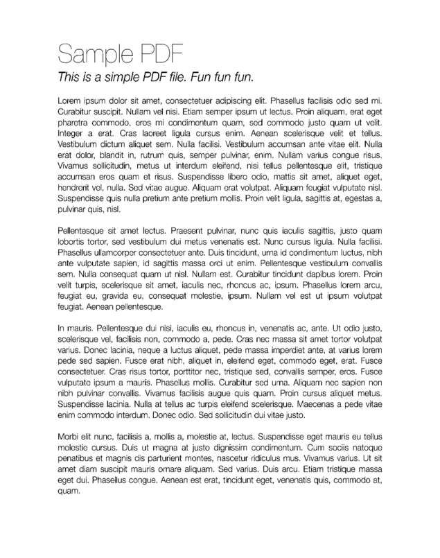 Fax page