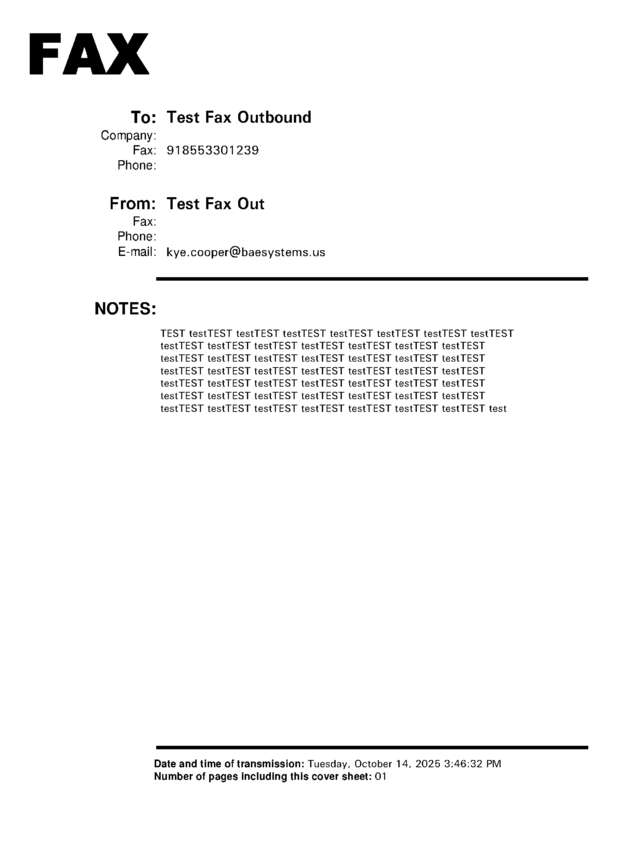 fax page