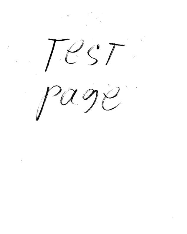 Fax page