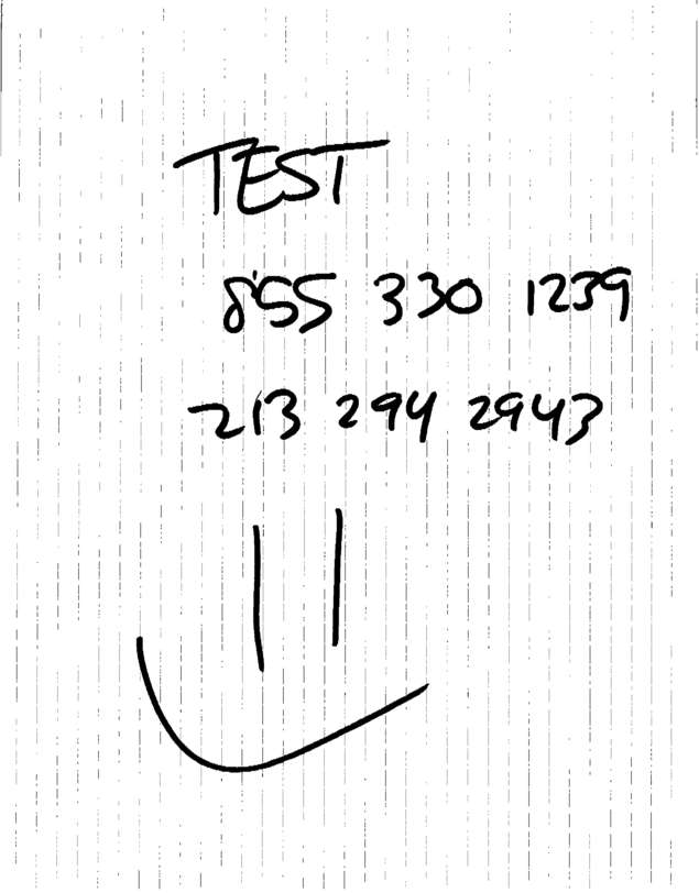 Fax page