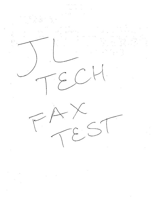 Fax page