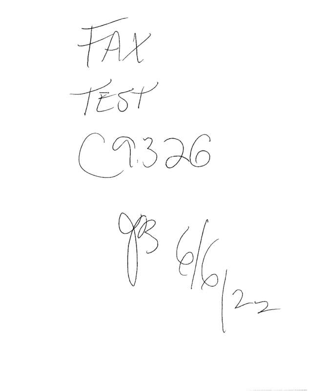 Fax page