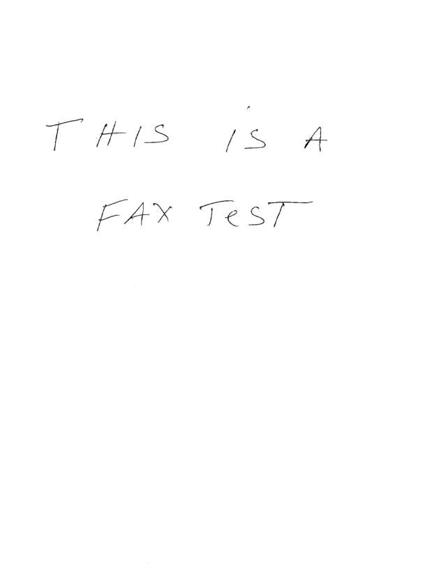 Fax page