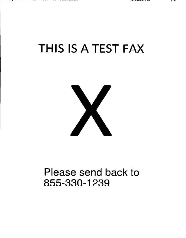 fax page