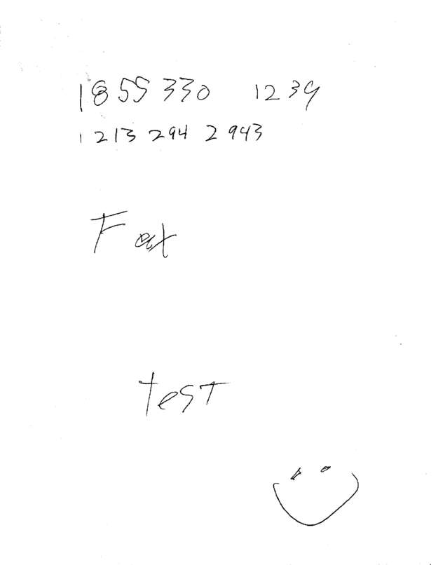 fax page