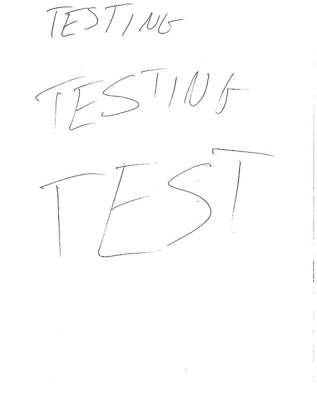 Fax page