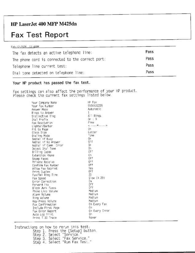 fax page