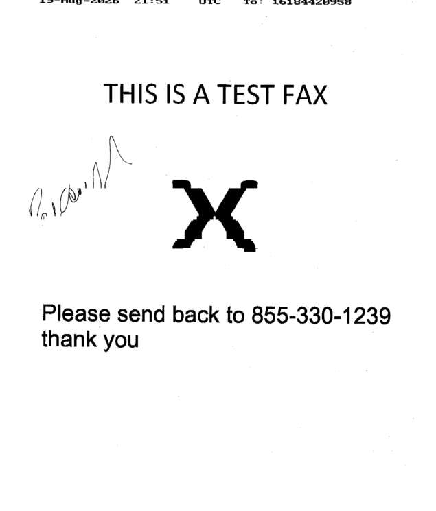 fax page