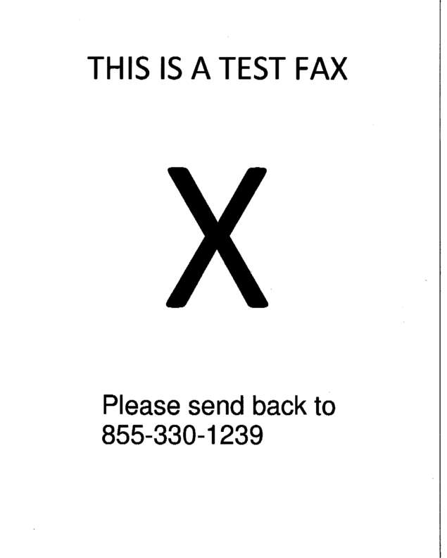 fax page