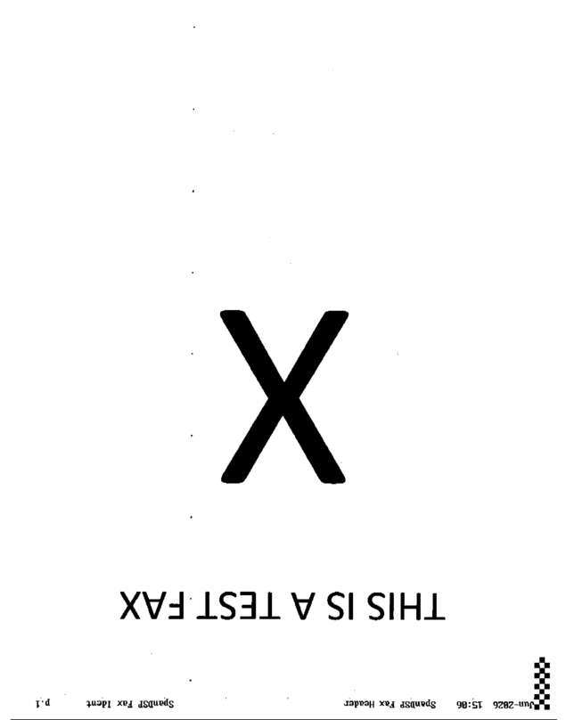 fax page
