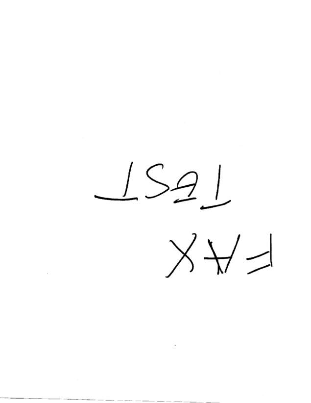 Fax page