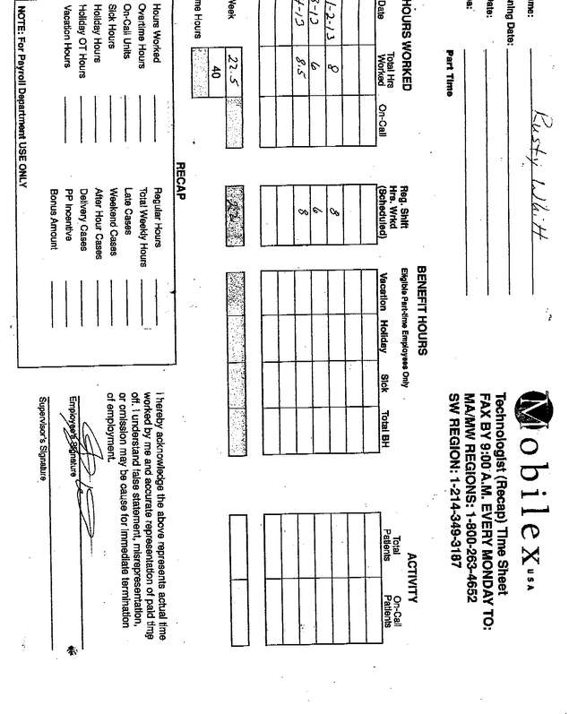 Fax page