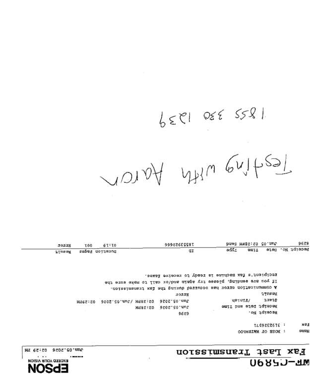 fax page