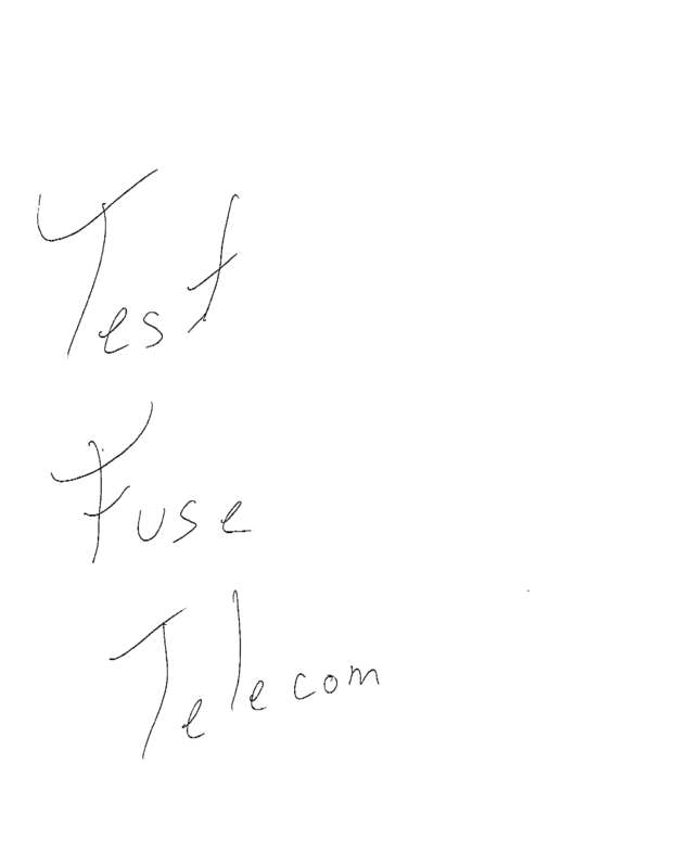 Fax page