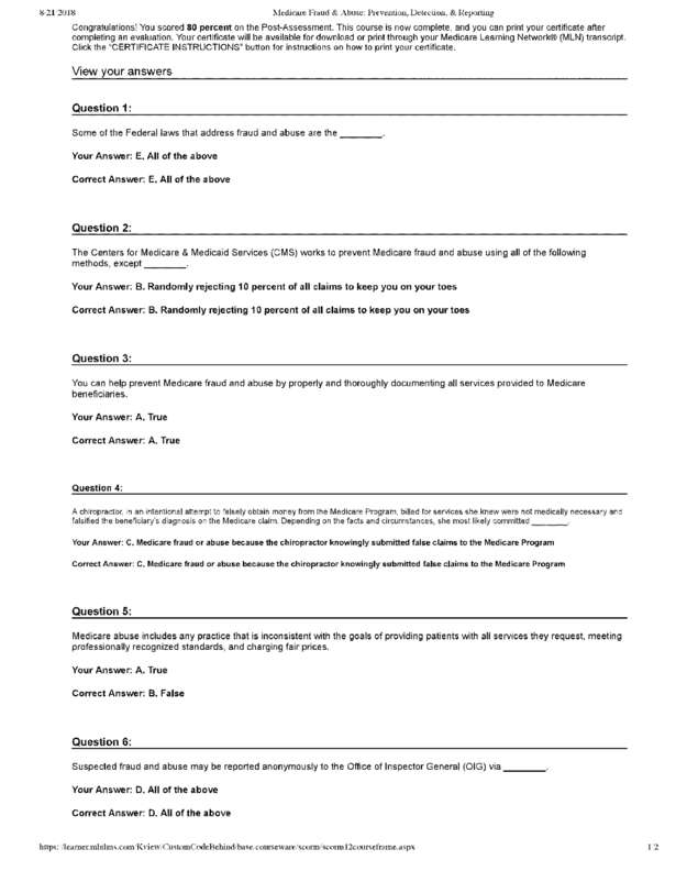 Fax page