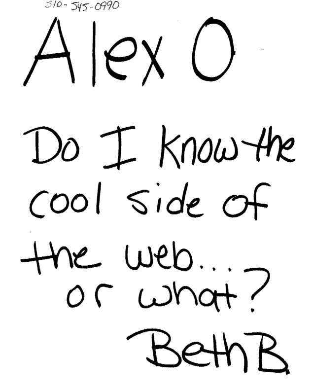 Fax page