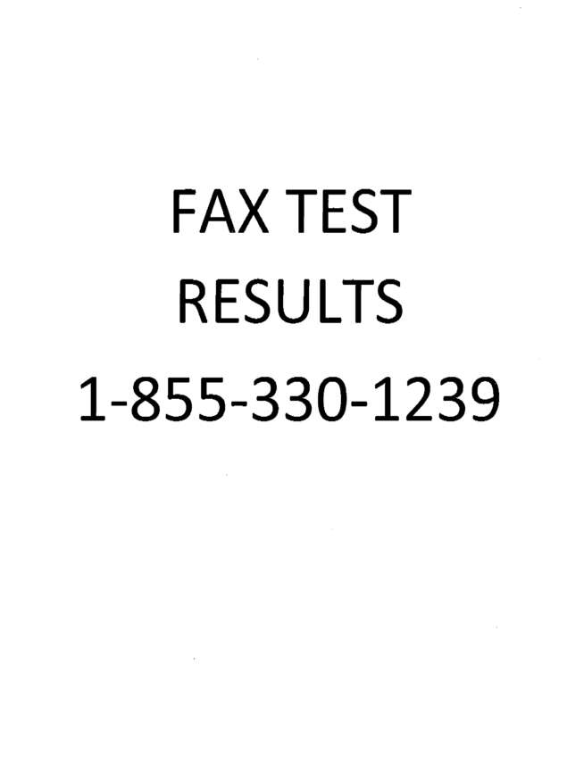 fax page