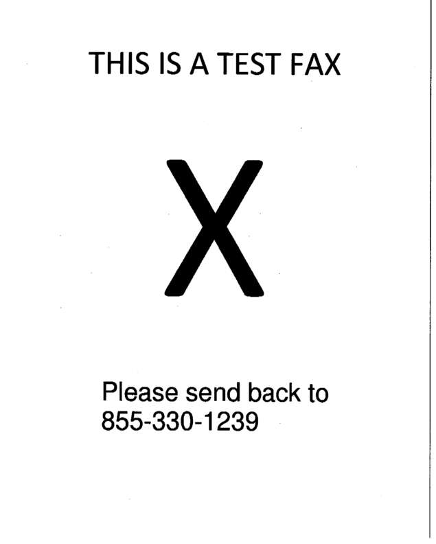fax page