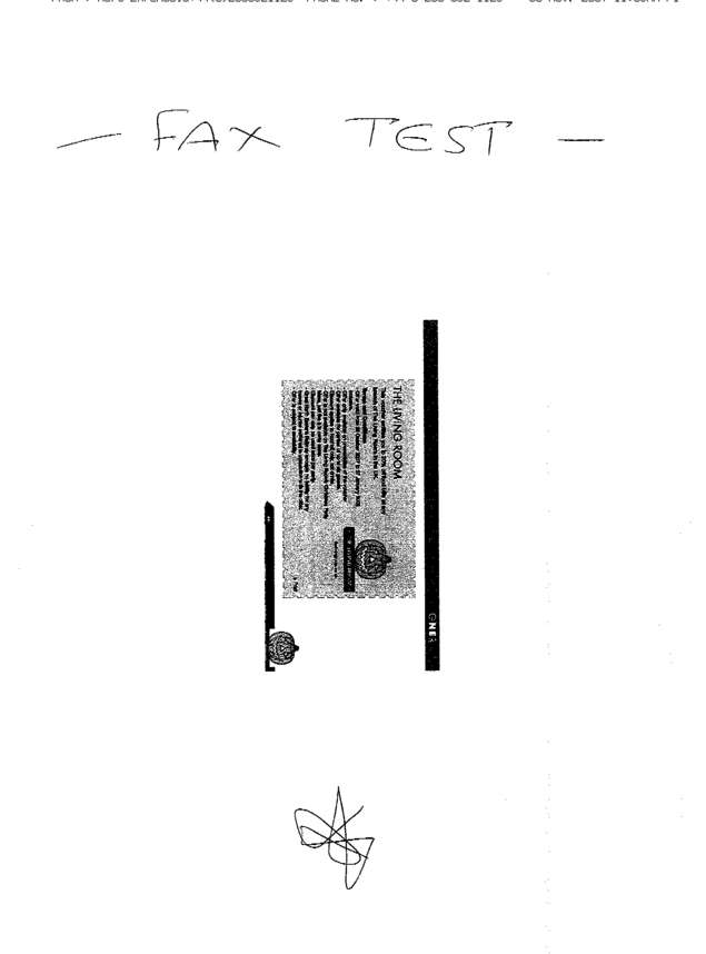 Fax page