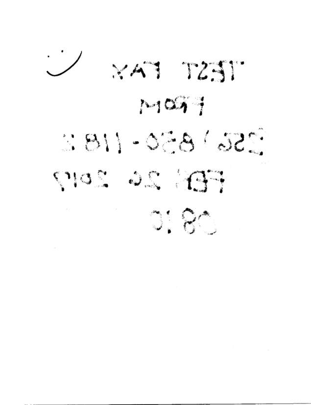 Fax page