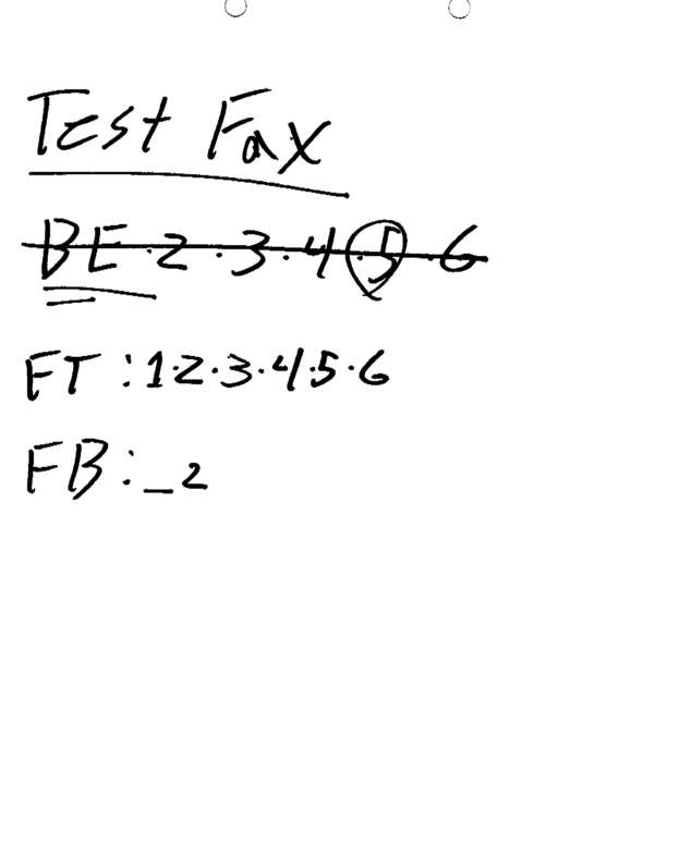 fax page