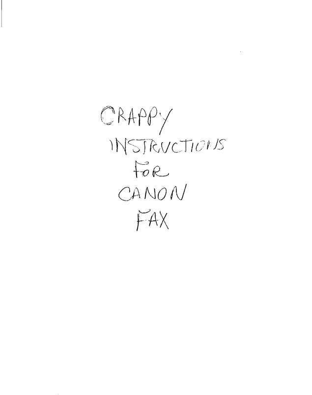 Fax page