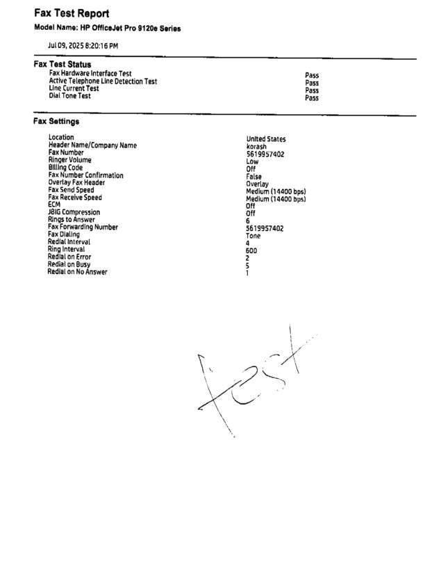 fax page