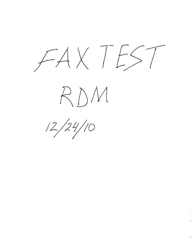 Fax page