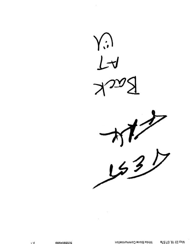 Fax page