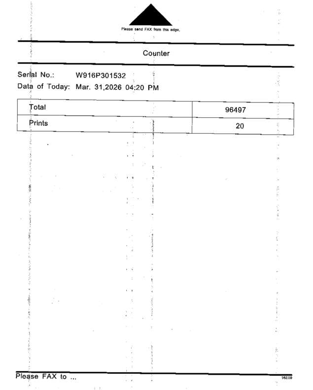 Fax page
