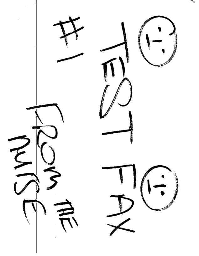 Fax page