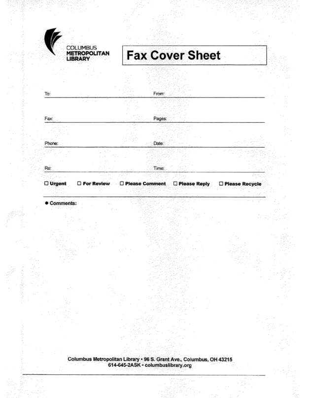 Fax page
