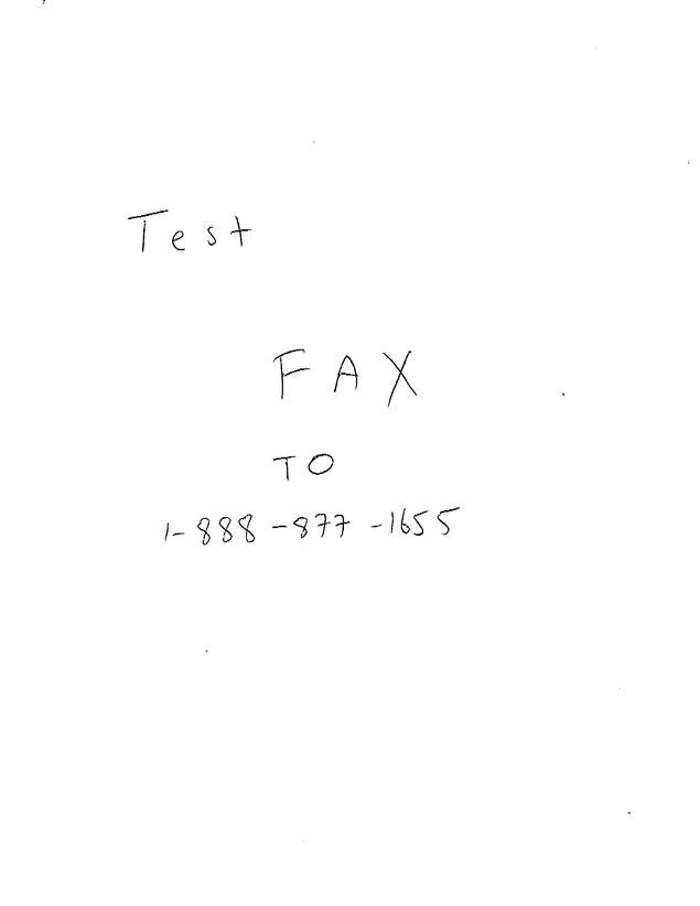 Fax page