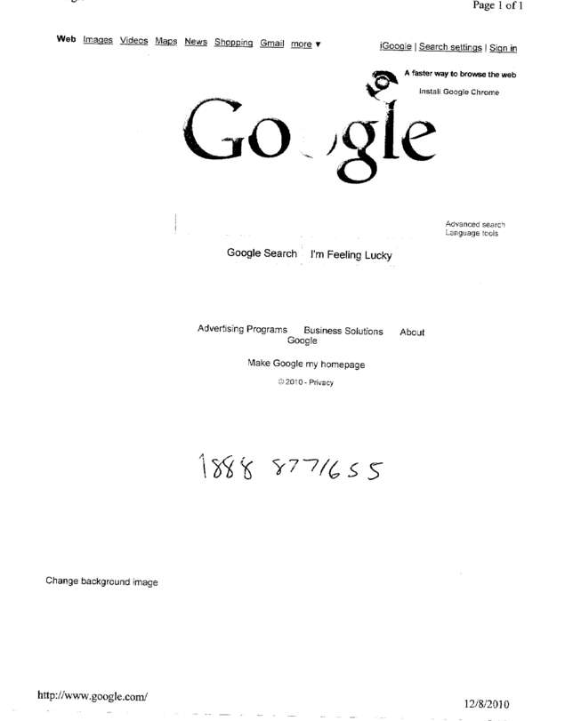 Fax page