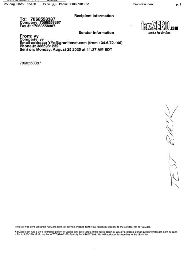 fax page