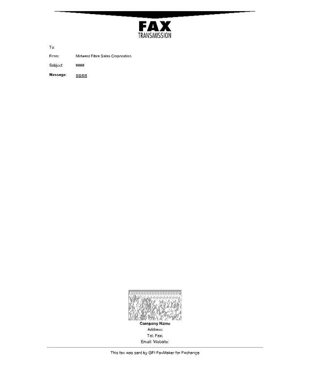 Fax page