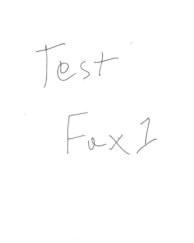 Fax page